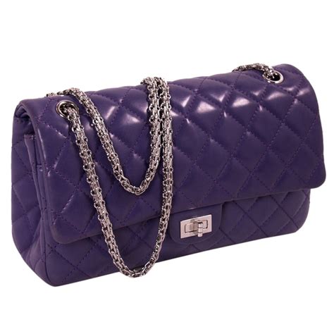 purple blue chanel bag|chanel 2.55 reissue 226 flap.